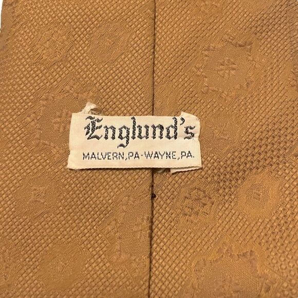 Vintage 70’s Englund’s Wide Patterned Tie - Picture 4 of 4